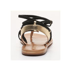 Golden Sun - Sandalias Chayane - Dorado oscuro y negro