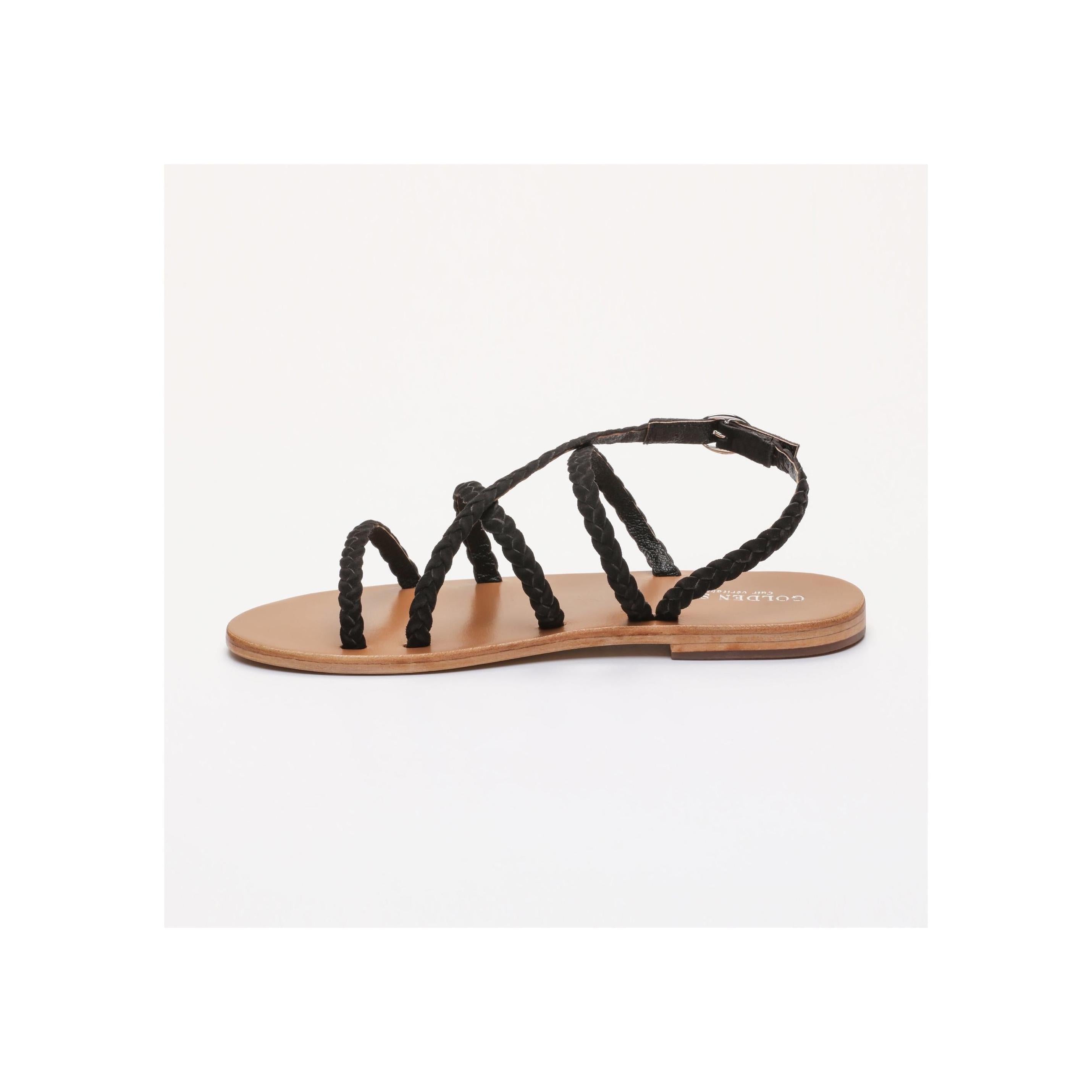 Golden Sun - Delbar Sandals - Black