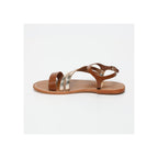 Golden Sun - Sandalias Addison - Marrón y oro