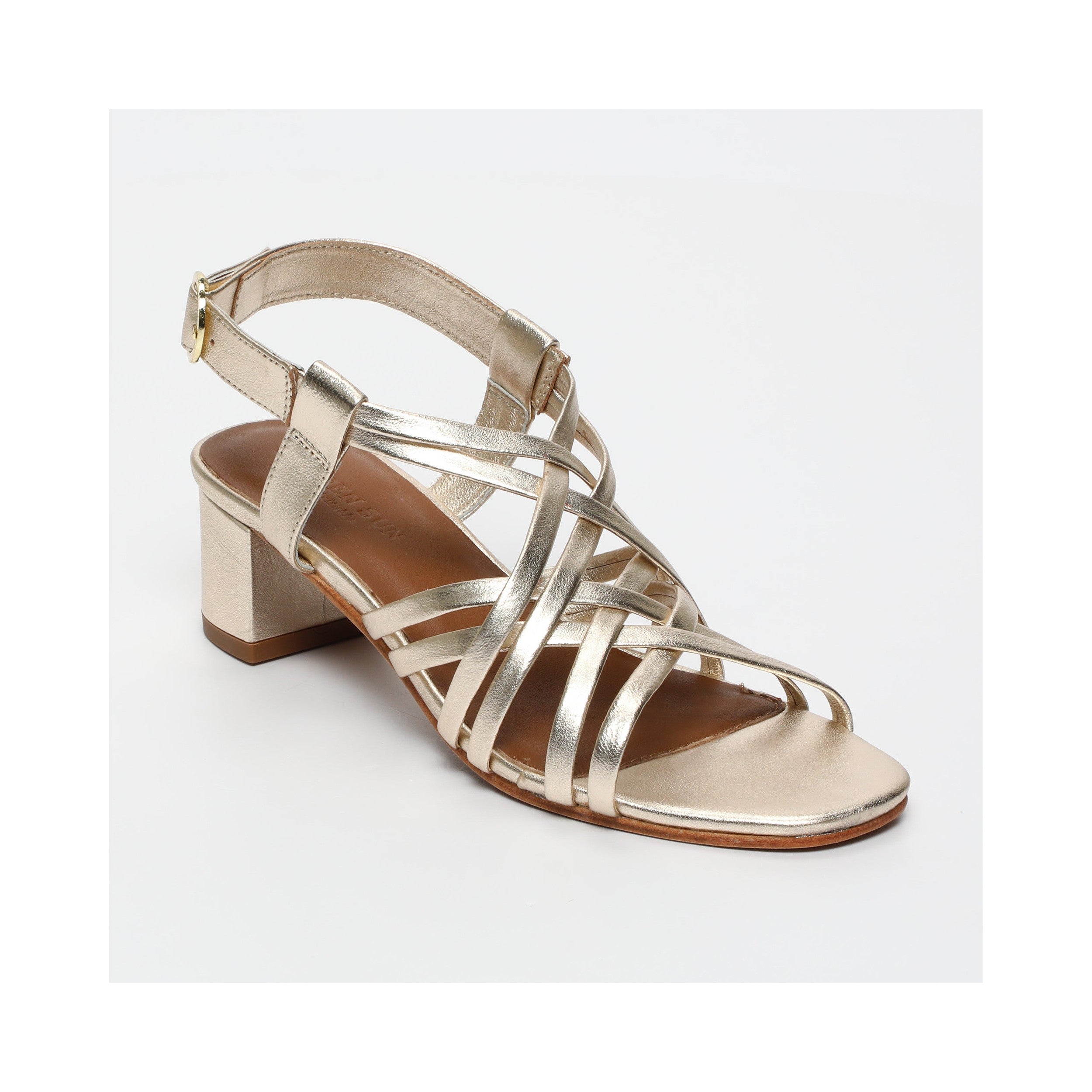 Golden Sun - Tacones Wilone - Dorado