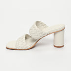 Sandales A Talons Lila - Blanc