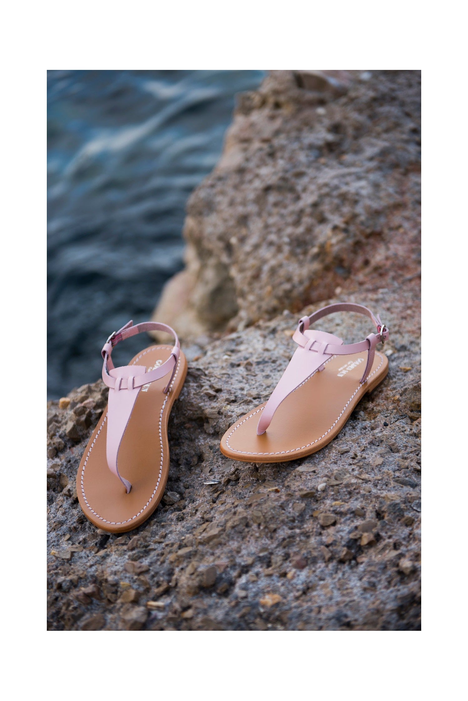 Palmetto Sandals - Pink