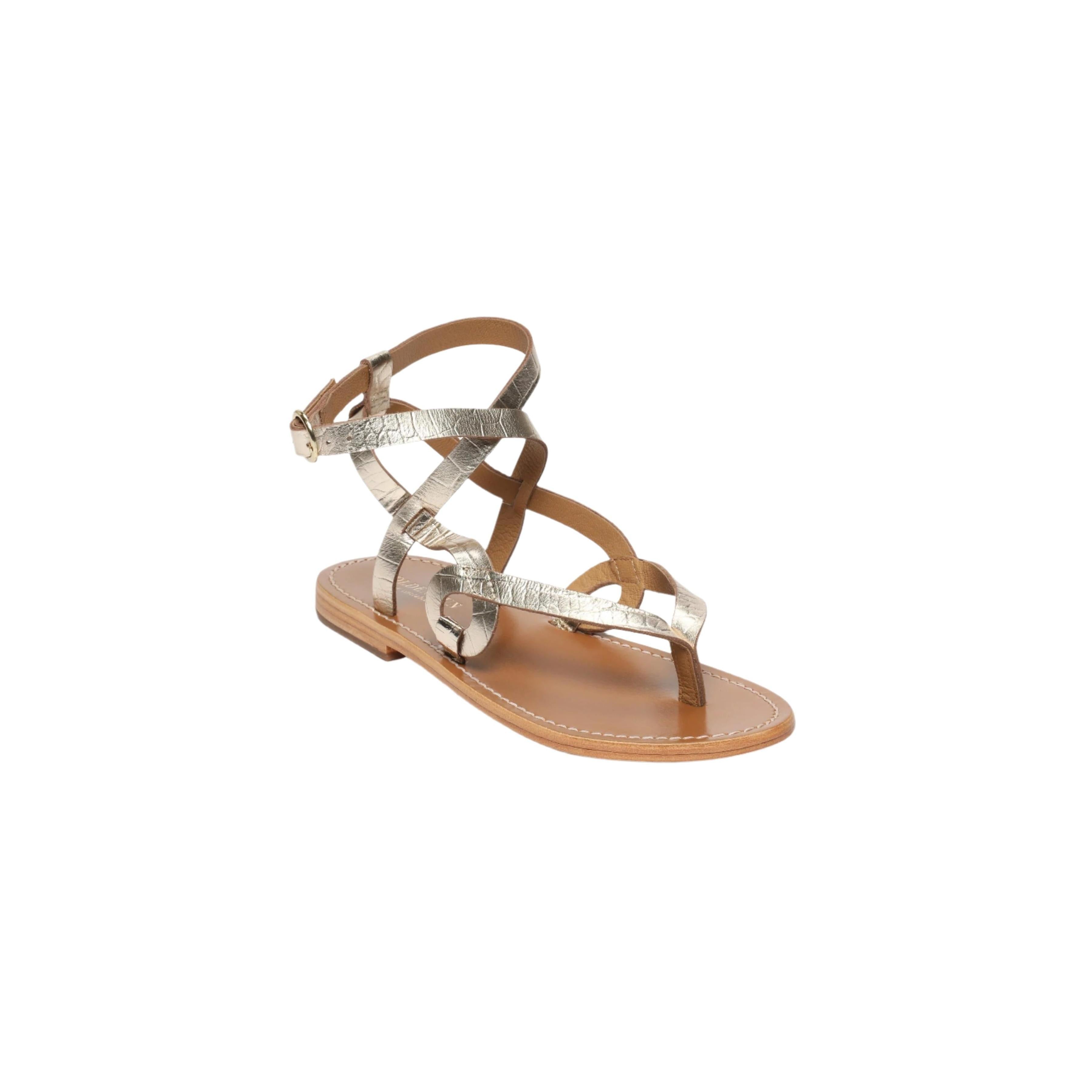 Golden Sun - Dastan Sandals - Light Gold
