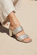 Lila Heeled Sandals - Gold
