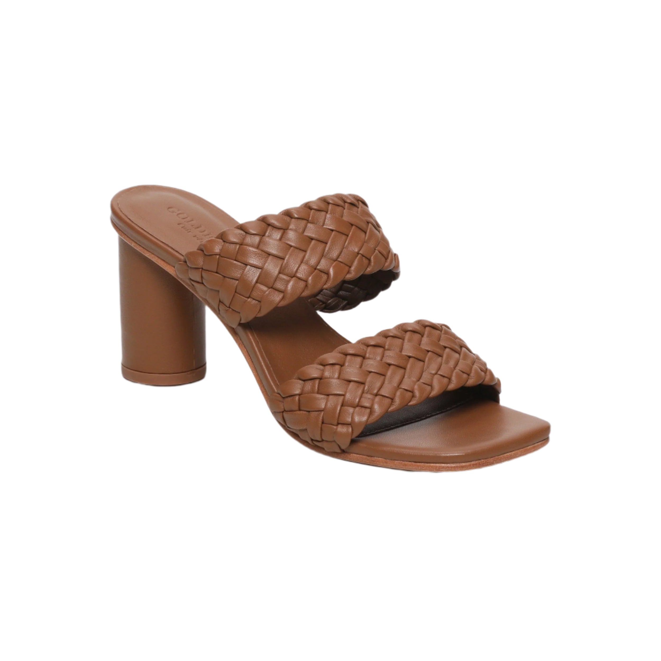Sandalias Tacón Lila - Camel