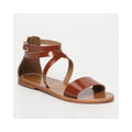 Golden Sun - Galaxy Sandals - Camel Patent
