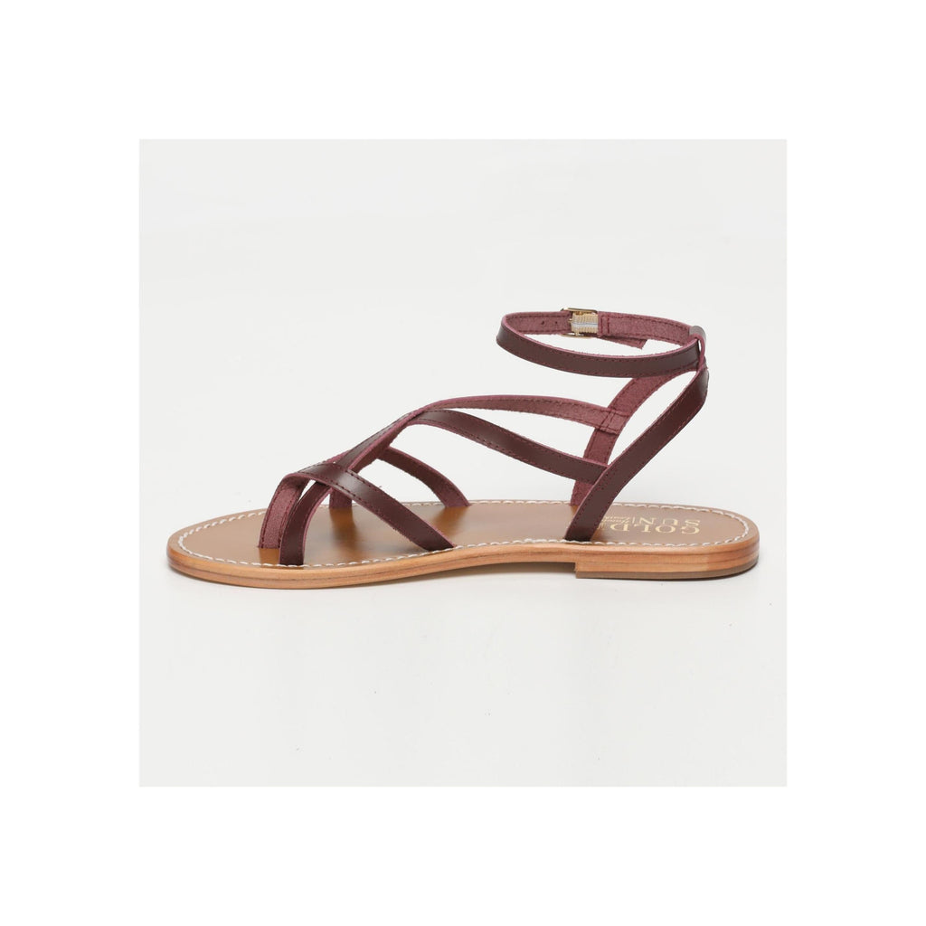 Golden Sun - Isla Sandals - Bordeaux