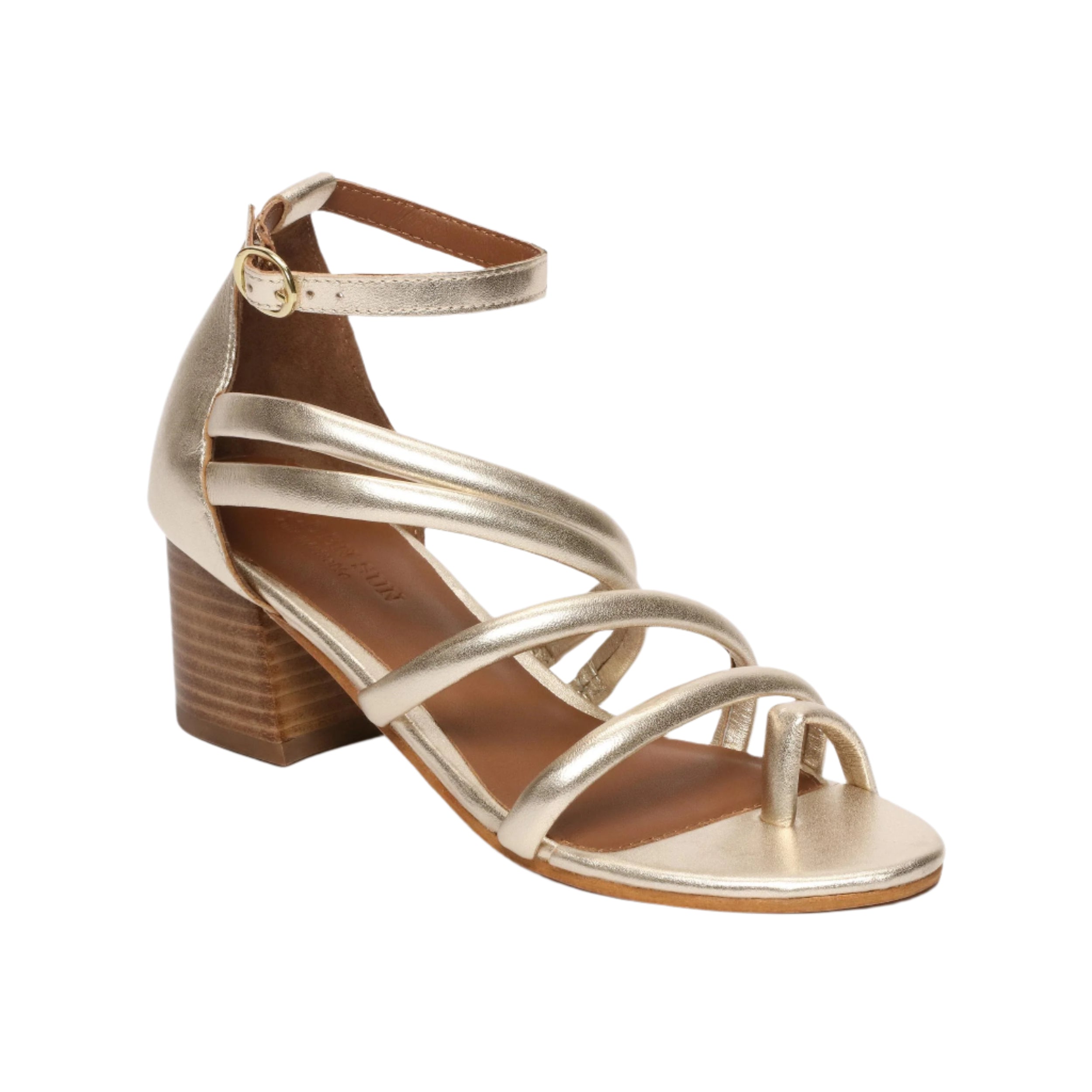 Barbadine Heeled Sandals - Gold