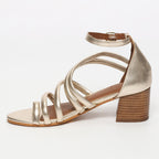 Barbadine Heeled Sandals - Gold