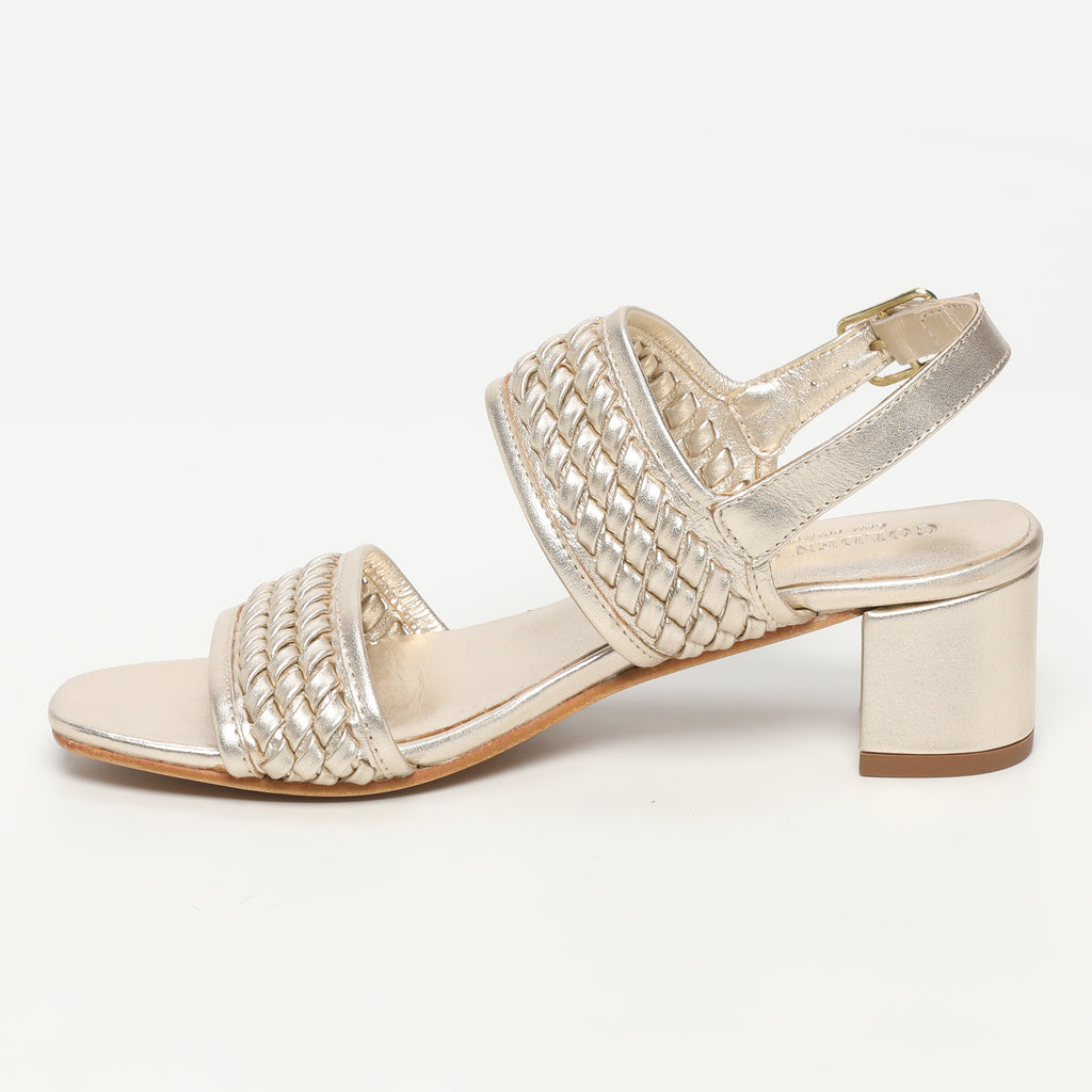 Berenice Heeled Sandals - Gold