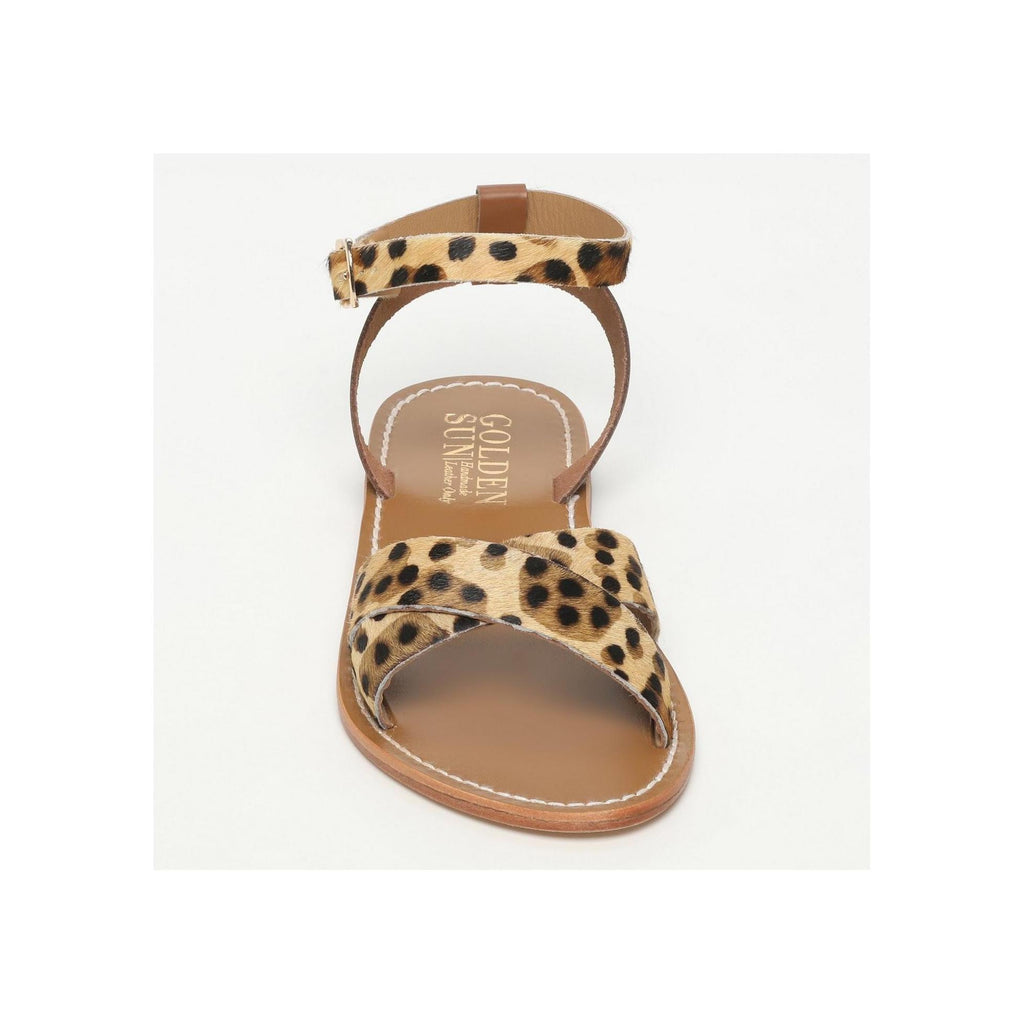 Amapola Sandals - Brown and Leopard