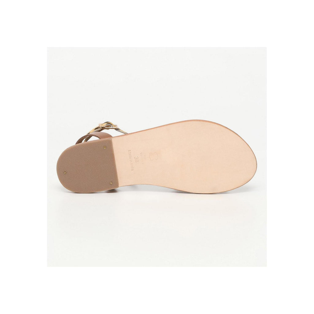 Amapola Sandals - Brown and Leopard