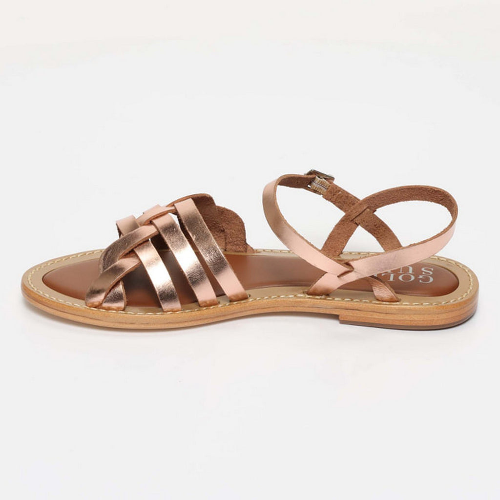 Sandalias Ysabel - Oro Rosa