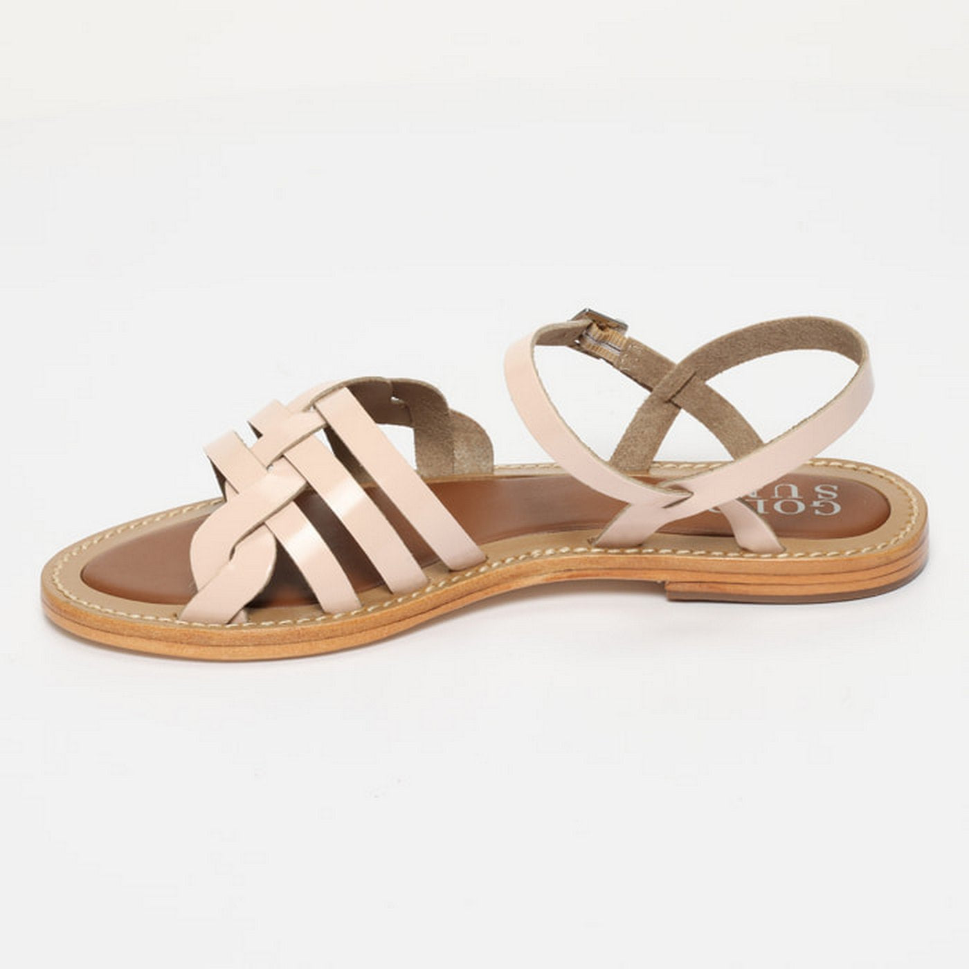Ysabel Sandals - Light Pink Patent