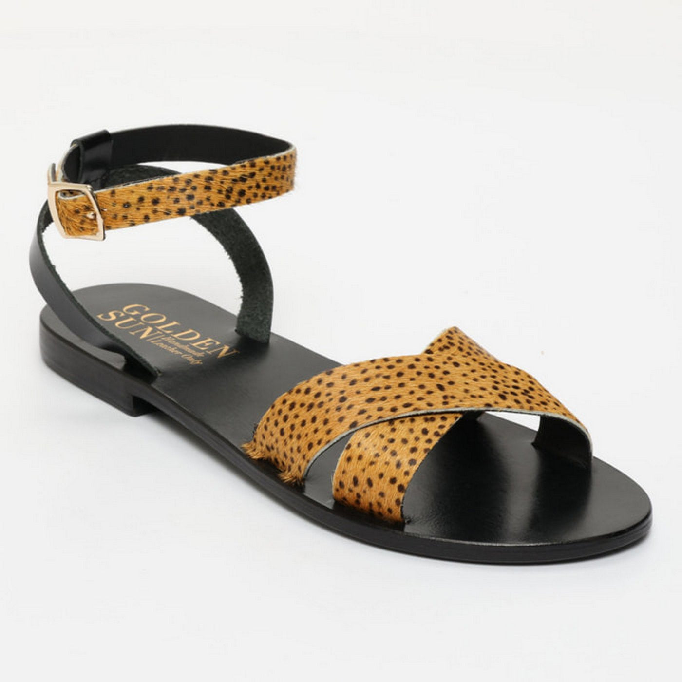 Sandales Amapola - Pois Vache+Noir