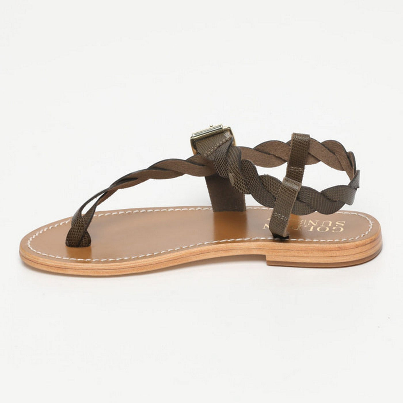 Sandalias Aryna - Lagarto Caqui