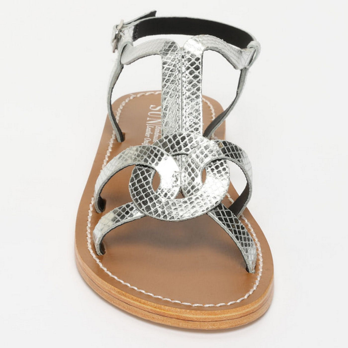Pisky Sandals - Silver Snake