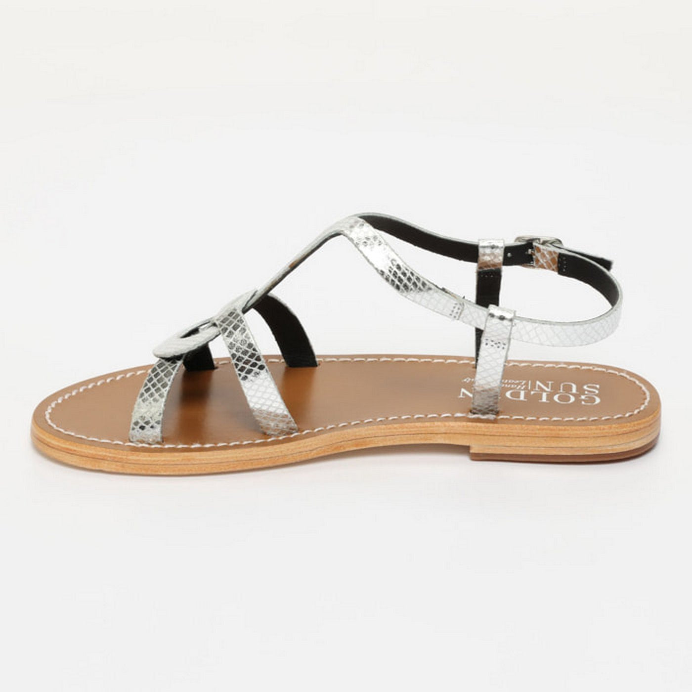 Pisky Sandals - Silver Snake