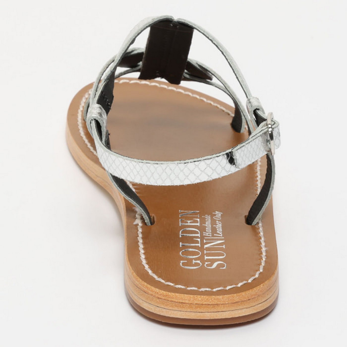 Pisky Sandals - Silver Snake