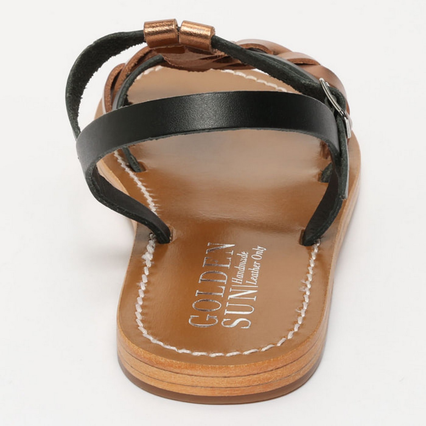 Sandalias Kyseli - Negro+Bronce