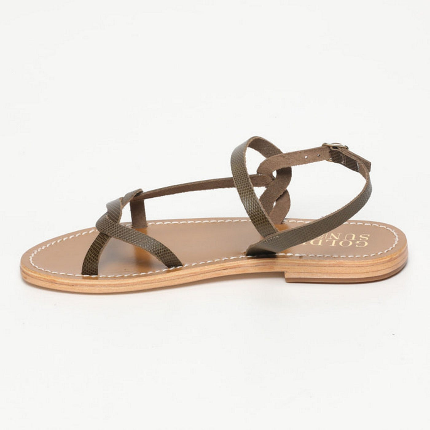Sandalias Amarice - Lagarto Caqui