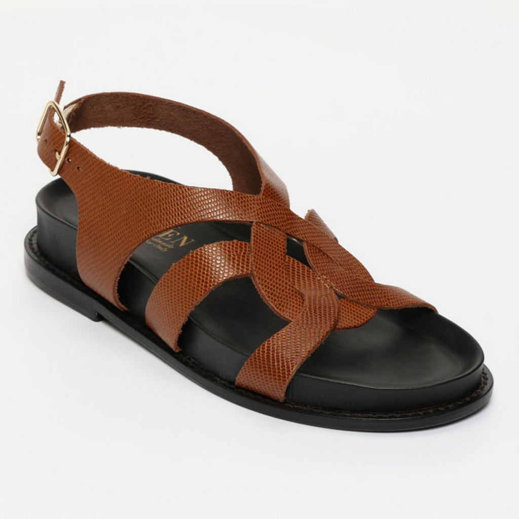 Sandalias Vela - Marrón Lagarto