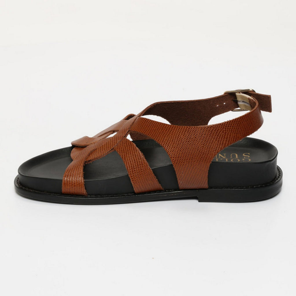 Sandalias Vela - Marrón Lagarto