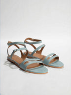 Sandalias Gineta - Azul Cielo