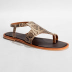 Sandales Mar - Beige Serpent
