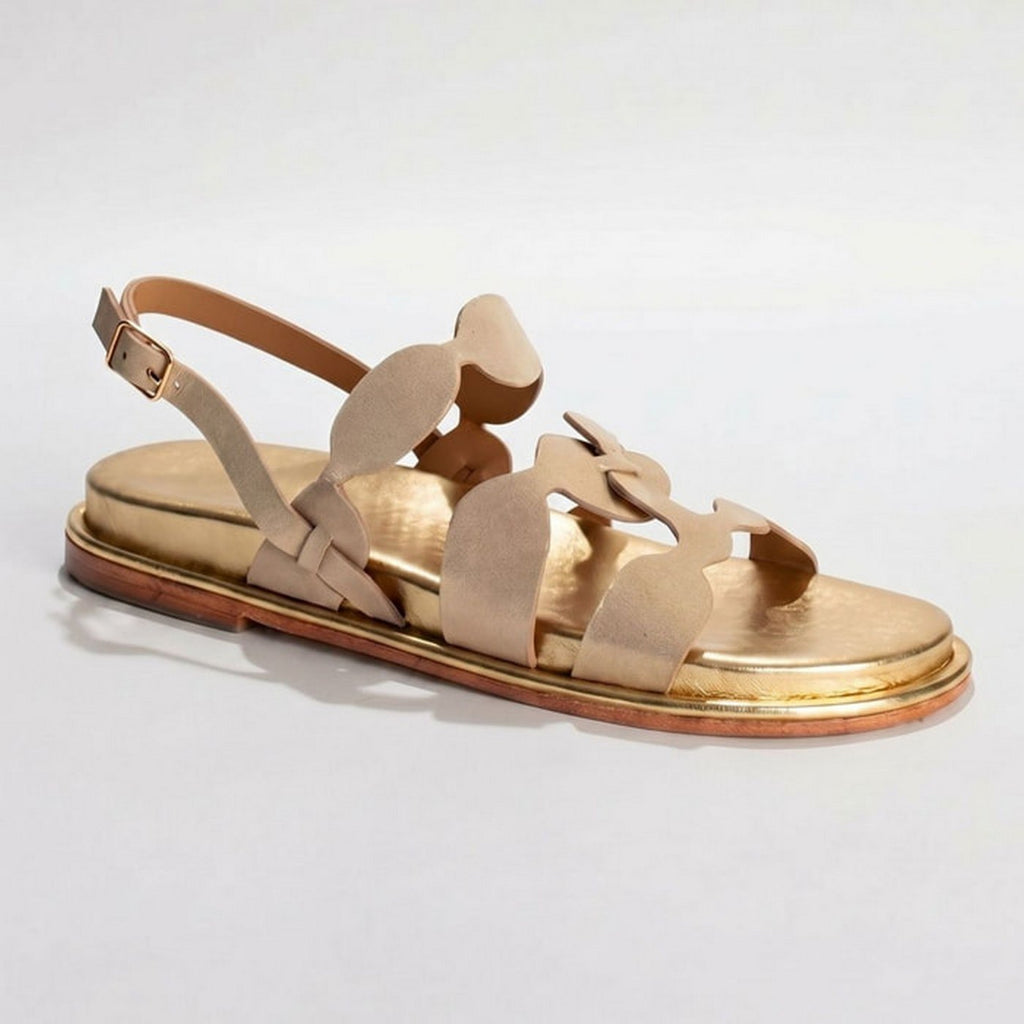 Canela Sandals - Sparkling Gold