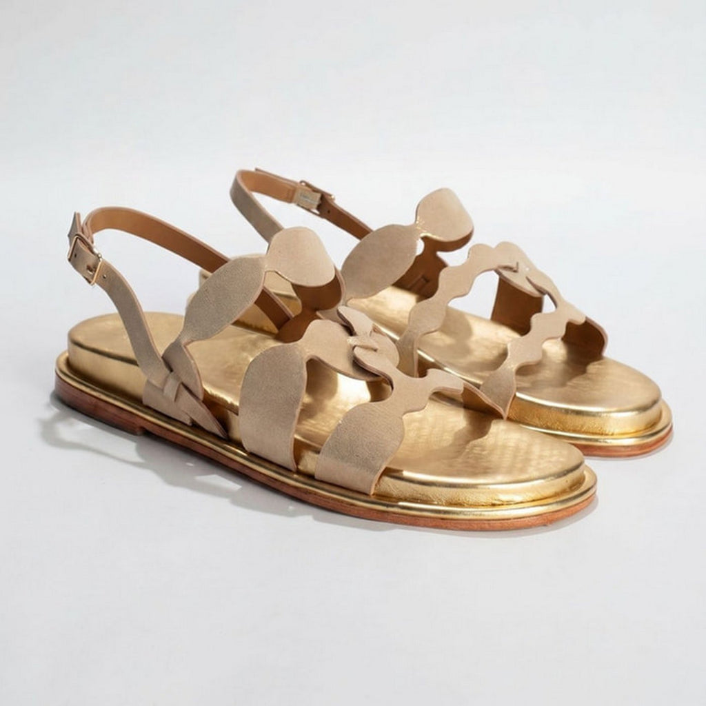 Canela Sandals - Sparkling Gold