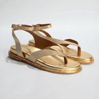 Trebol Sandals - Sparkling Gold