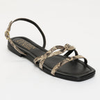Sandalias Kiri - Serpiente Beige