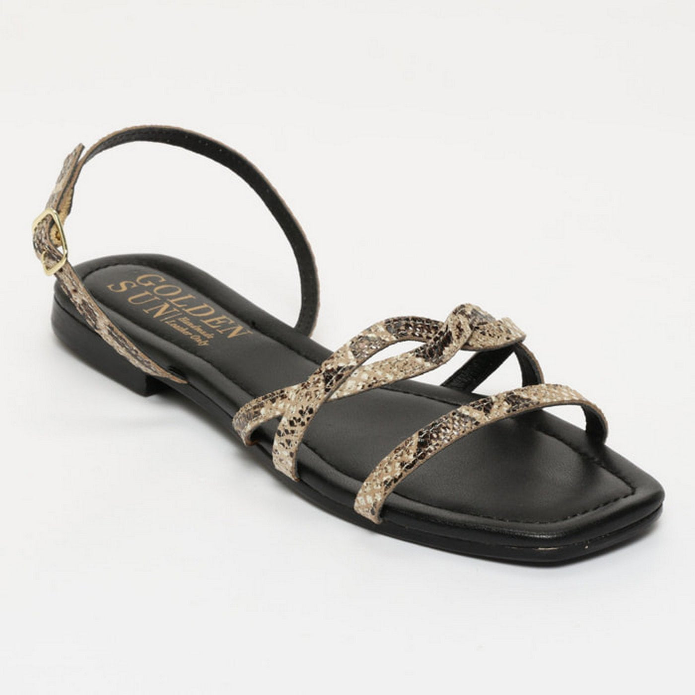 Sandalias Kiri - Serpiente Beige