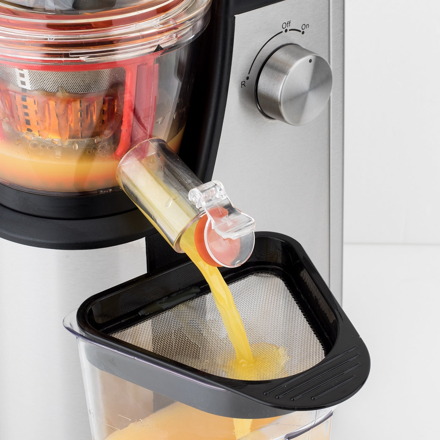 Extractor de Zumo Vertical Lower Rotation Vitamin + - Negro/Inox