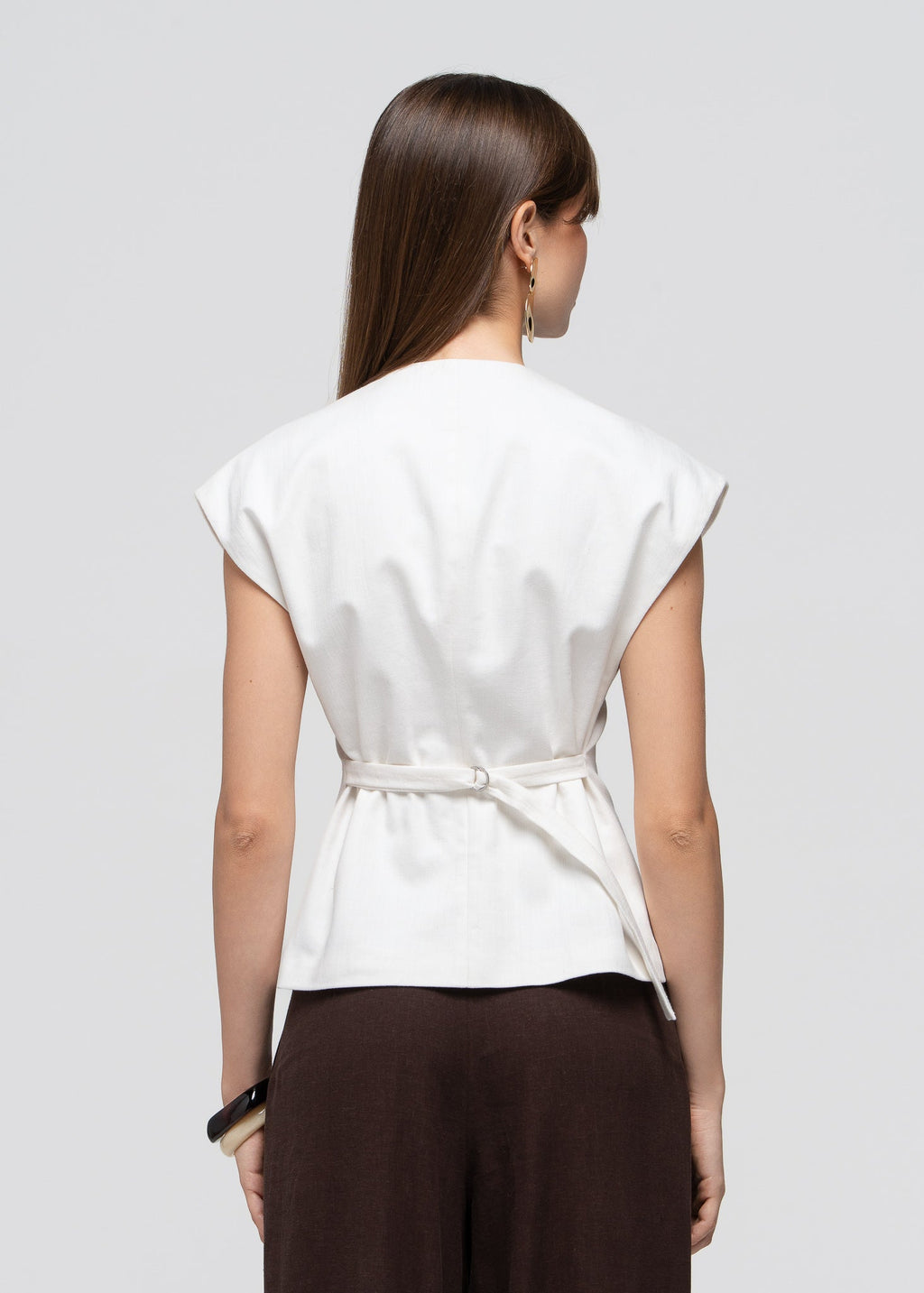 Nolla Adjustable Waistcoat - Off-White