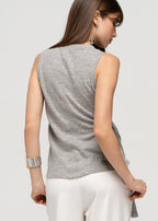 Bri Twisted Tanktop - Grey