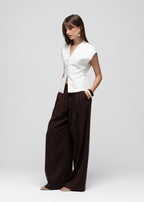 Nolla Linen Wide Leg Bukser