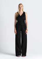 Leinenhose Elise Wide-Leg