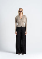 Leinenhose Elise Wide-Leg