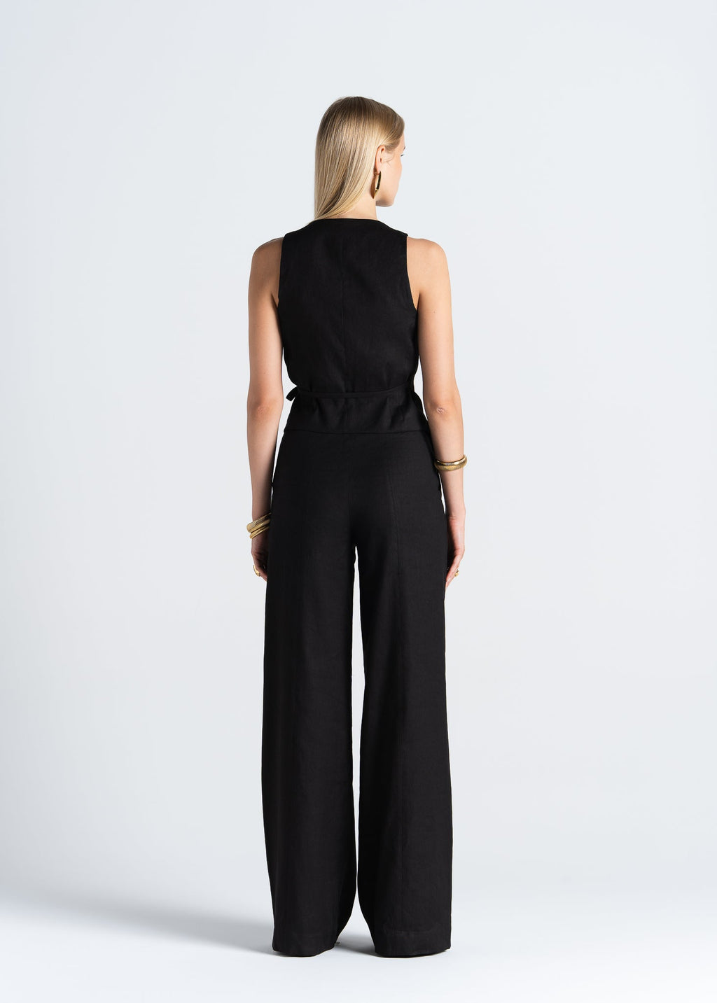 Leinenhose Elise Wide-Leg