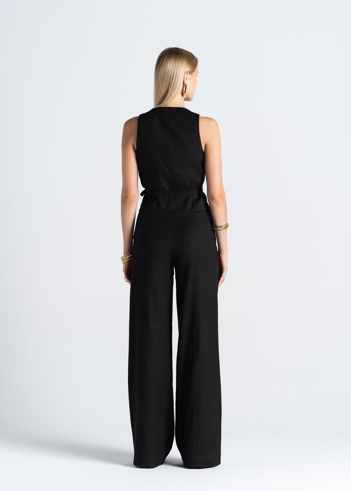 Leinenhose Elise Wide-Leg