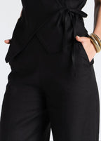 Leinenhose Elise Wide-Leg