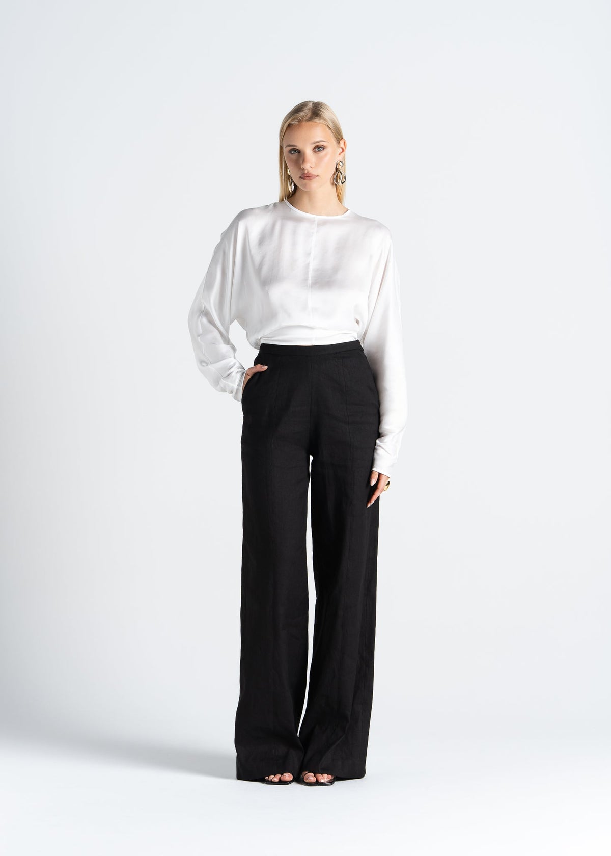 Leinenhose Elise Wide-Leg