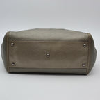 Gucci Soho Iridescent Khaki Grey Grained Leather