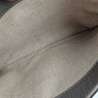 Gucci Interlocking Gg Cuir Grainé Gris
