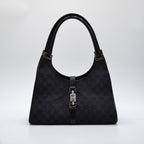 Gucci Jackie Black GG Monogram Canvas Bag