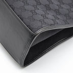 Gucci Jackie Black GG Monogram Canvas Bag