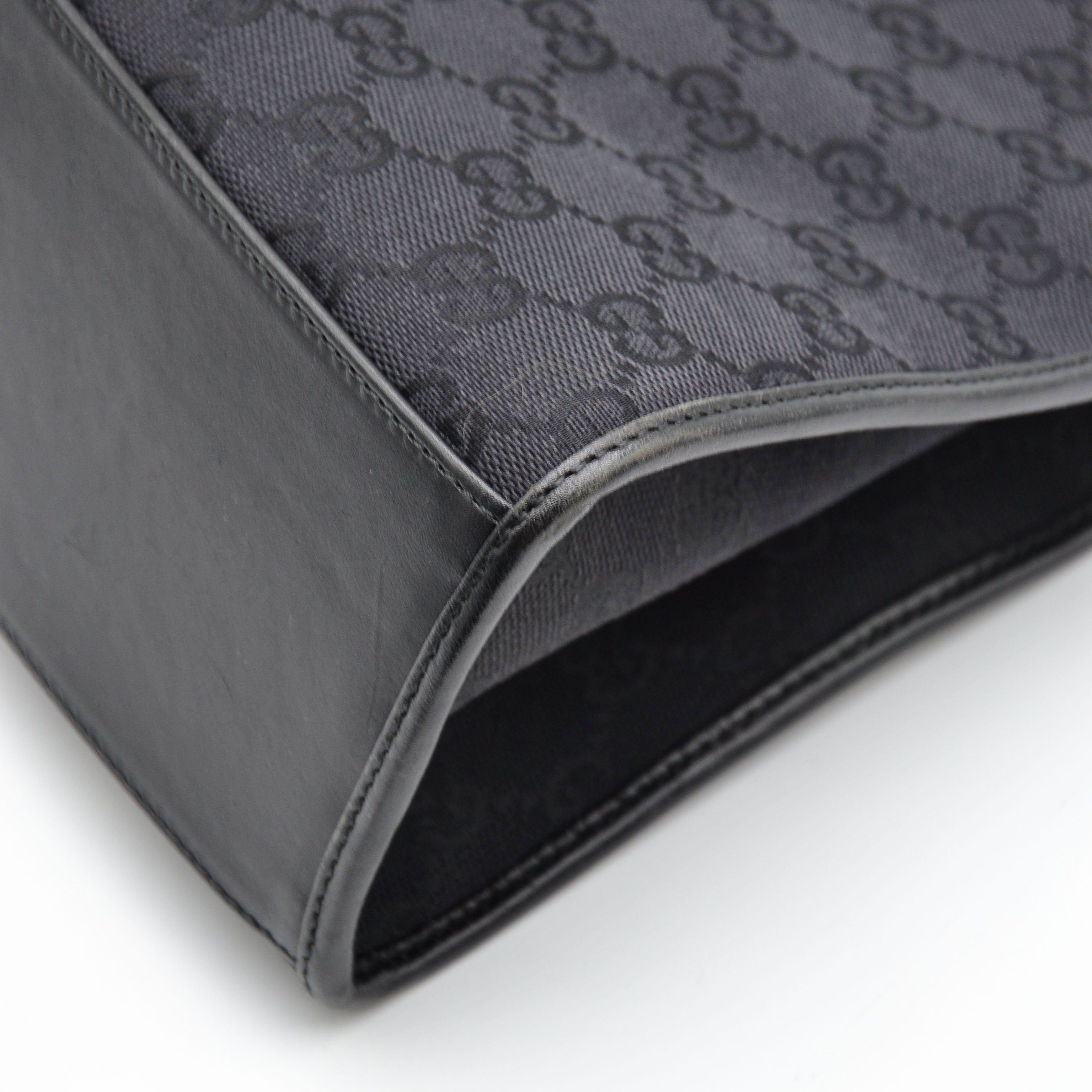 Gucci Jackie Black GG Monogram Canvas Bag
