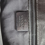Gucci Jackie Black GG Monogram Canvas Bag